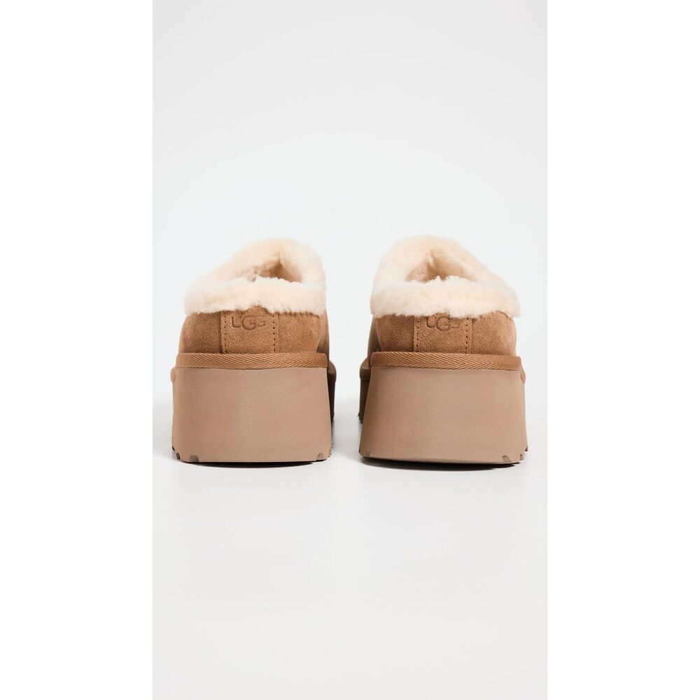UGG Women's New Heights Cozy Clog Shoe Chestnut 9 - Picture 9 of 11
